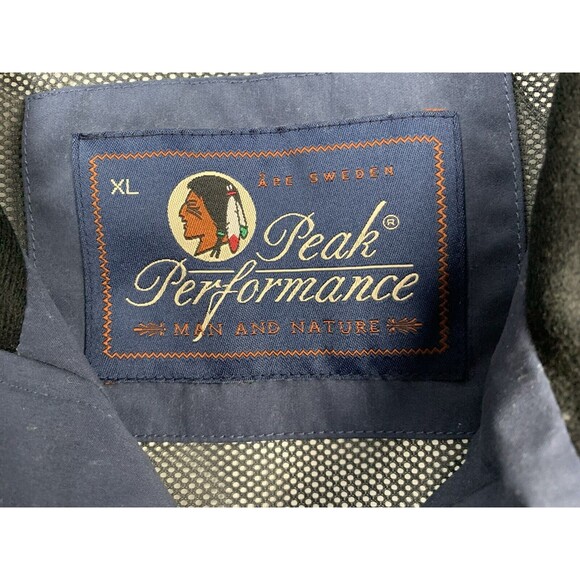 Peak Performance Windstopper Jacket Size XL 1/2 Zip Blue Black Sweden Mesh Lined - Picture 3 of 12